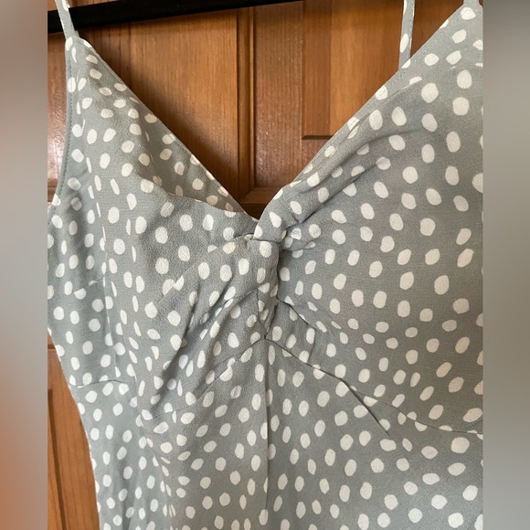 NWT A&F Knot-Front Slip Midi Dress - Picture 4 of 15